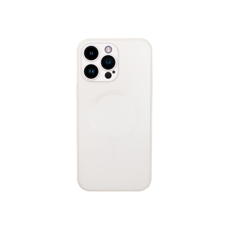 Protector para iPhone 14 Pro Max color blanco con MagSafe Protector Para Iphone 14 Pro Max Color Blanco Con Magsafe