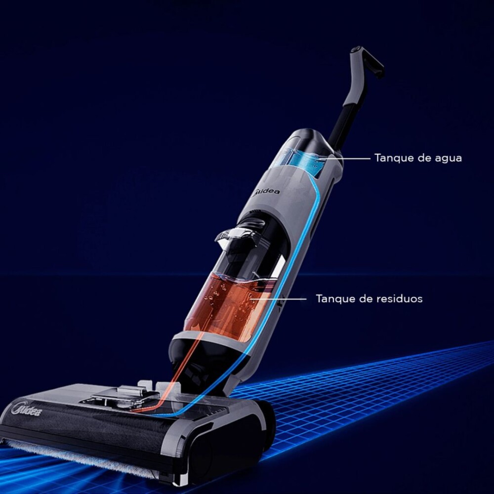 Aspiradora Trapeadora Negra - Wet-Dry 3 en 1 - Modelo X6 - Midea Aspiradora Trapeadora Negra - Wet-Dry 3 en 1 - Modelo X6 - Midea