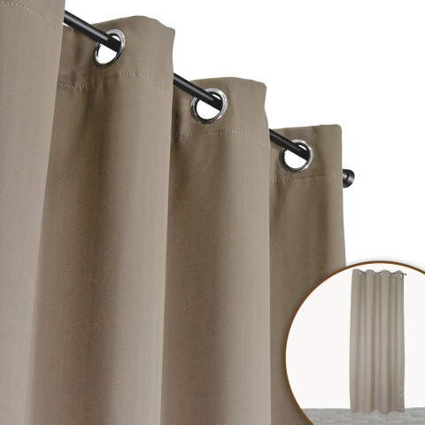 CORTINA ANTISOLAR ROMA BEIGE 137X229CM Unica