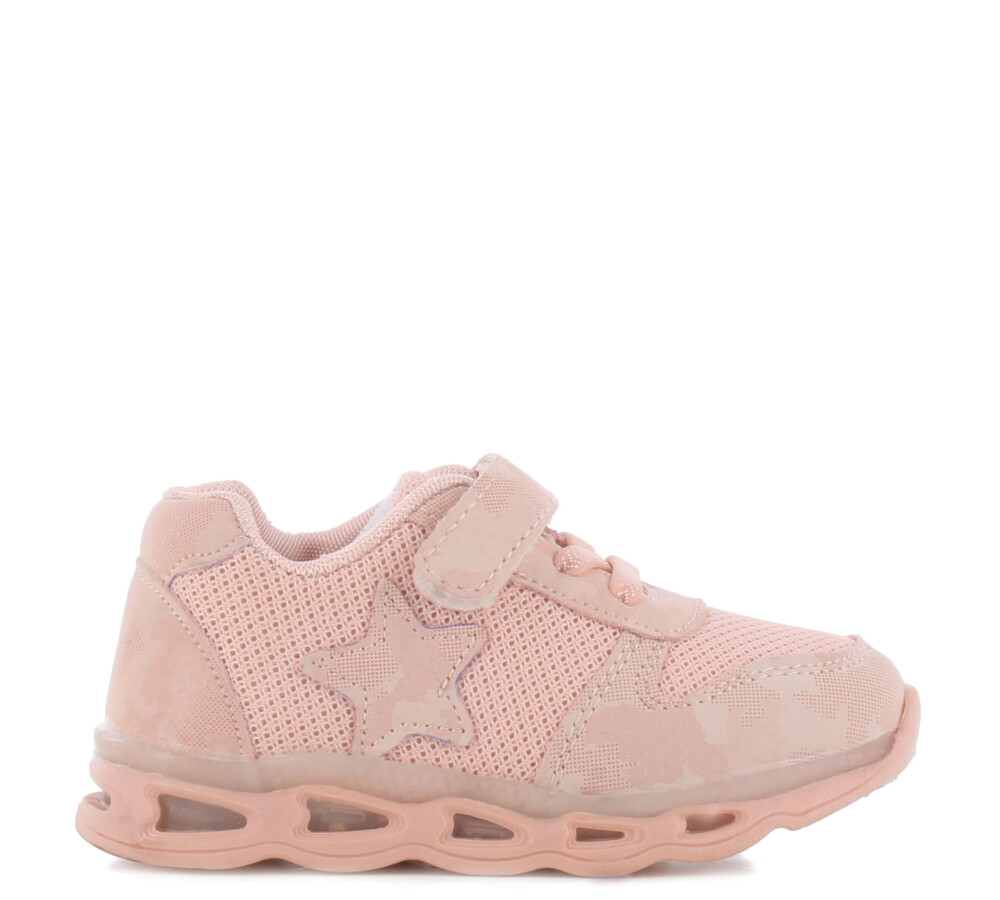 Deportivo con velcro y estampa TATI Pink