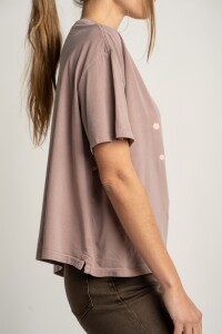 Remera Algodon Lavado Print Multi