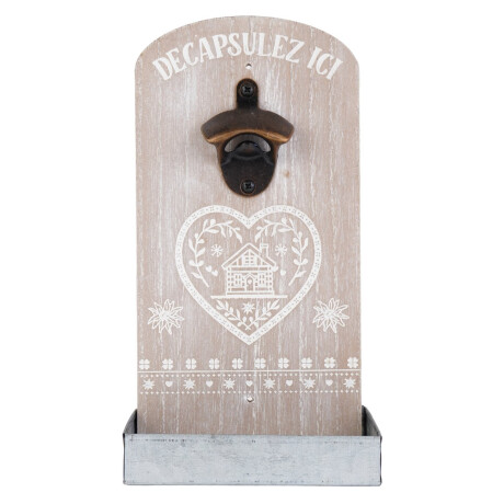 Destapador de botella para pared Corazon Destapador de botella para pared Corazon
