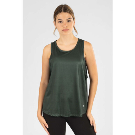 Mesh musculosa lisa Verde oscuro