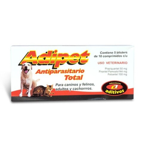 ADIPET ANTIPARASITARIO TOTAL 1 COMPRIMIDOS ADIPET ANTIPARASITARIO TOTAL 1 COMPRIMIDOS