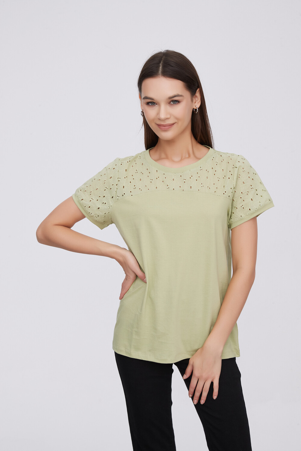 Remera Malika Verde Oliva Claro