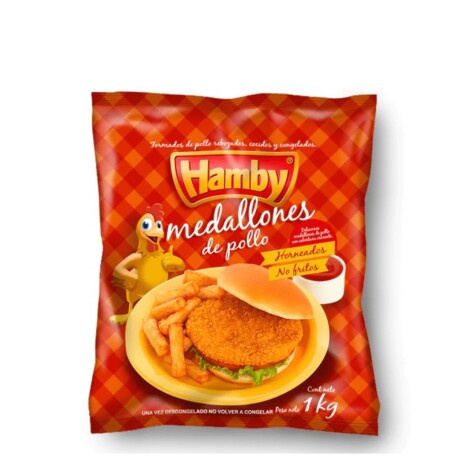 MEDALLONES POLLO 1KG HAMBY MEDALLONES POLLO 1KG HAMBY