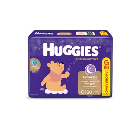 Huggies Pañales Ultraconfort G Ahorro 60un Huggies Pañales Ultraconfort G Ahorro 60un