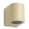 ARTEFACTO PARMA DECORATIVO PARA ADOSAR EN PARED UNIDIRECCIONAL PEQUEÑO Luminaria de Pared Parma Unidireccional Sand Brass