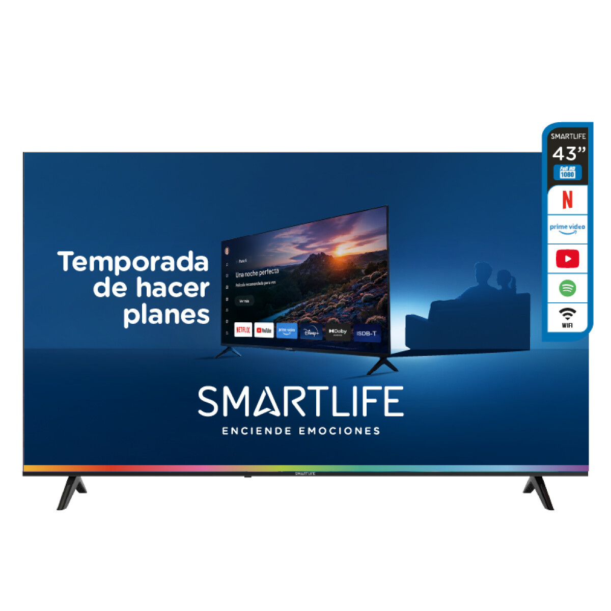 TELEVISOR SMARTLIFE 43" SMART FULL HD SL-TV43HDNX 