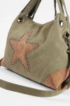 Bolso oversize canvas verde