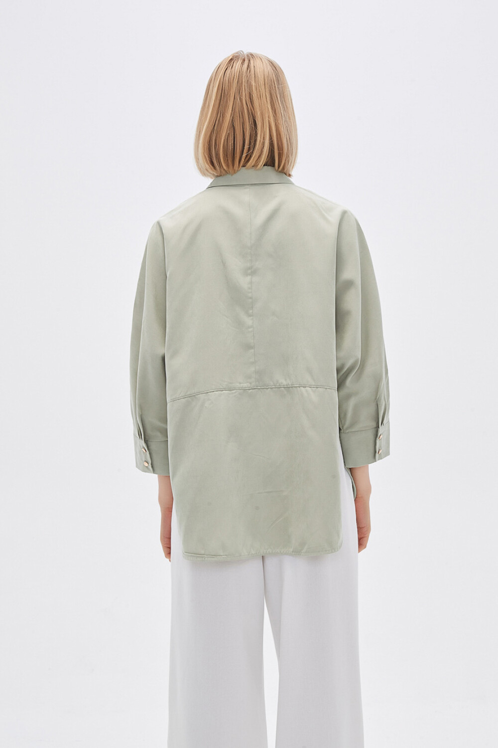 Camisa Maturin Verde Grisaceo