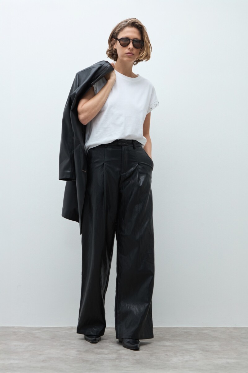 Remera con strass - blanco 