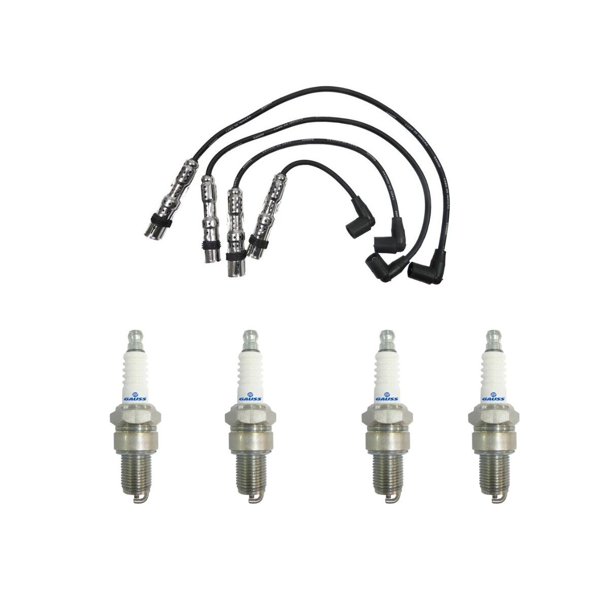 KIT DE CABLE DE BUJIAS + BUJIAS MONOPUNTO 