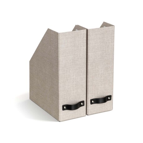 SET 2 ORG PAPELES PAPEL NATURAL-BEIGE WILLIAM