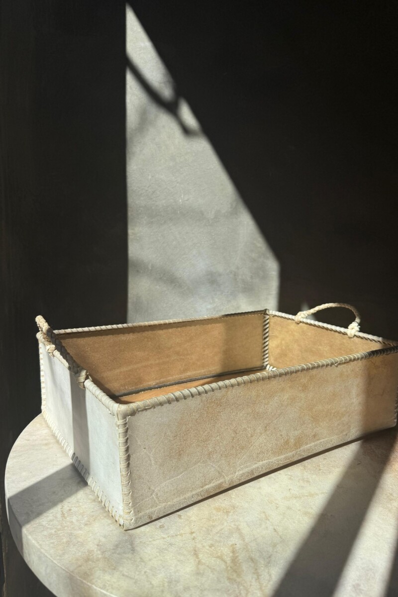 Rectangular Table Basket Trenzado Chico Lonja