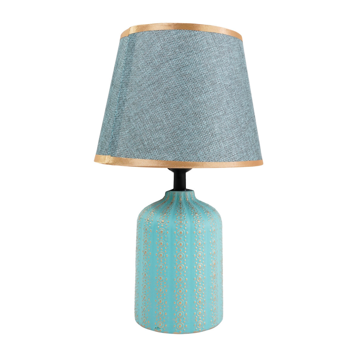 Lampara de mesa Marroqui con base de ceramica 