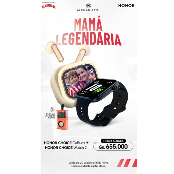 Combo Mama Honor Choice CuBuds + Honor Choice Watch 2i Combo Mama Honor Choice CuBuds + Honor Choice Watch 2i