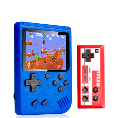 Consola Portátil Retro con Joystick AZUL