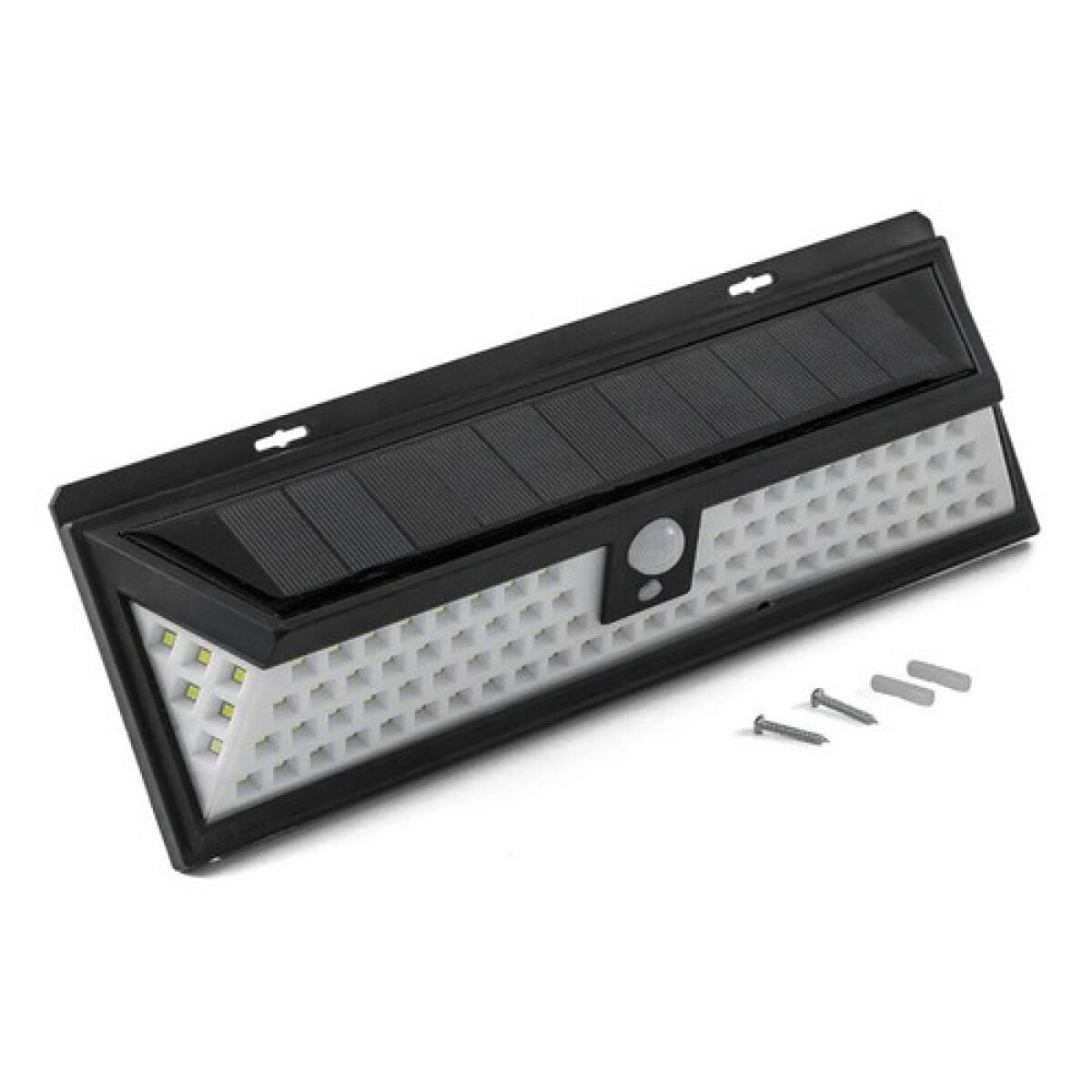 Foco exterior solar Led con sensor de movimiento - Negro 