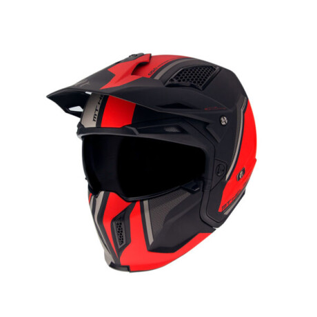 Casco MT Streetfighter SV + visor extra Rojo