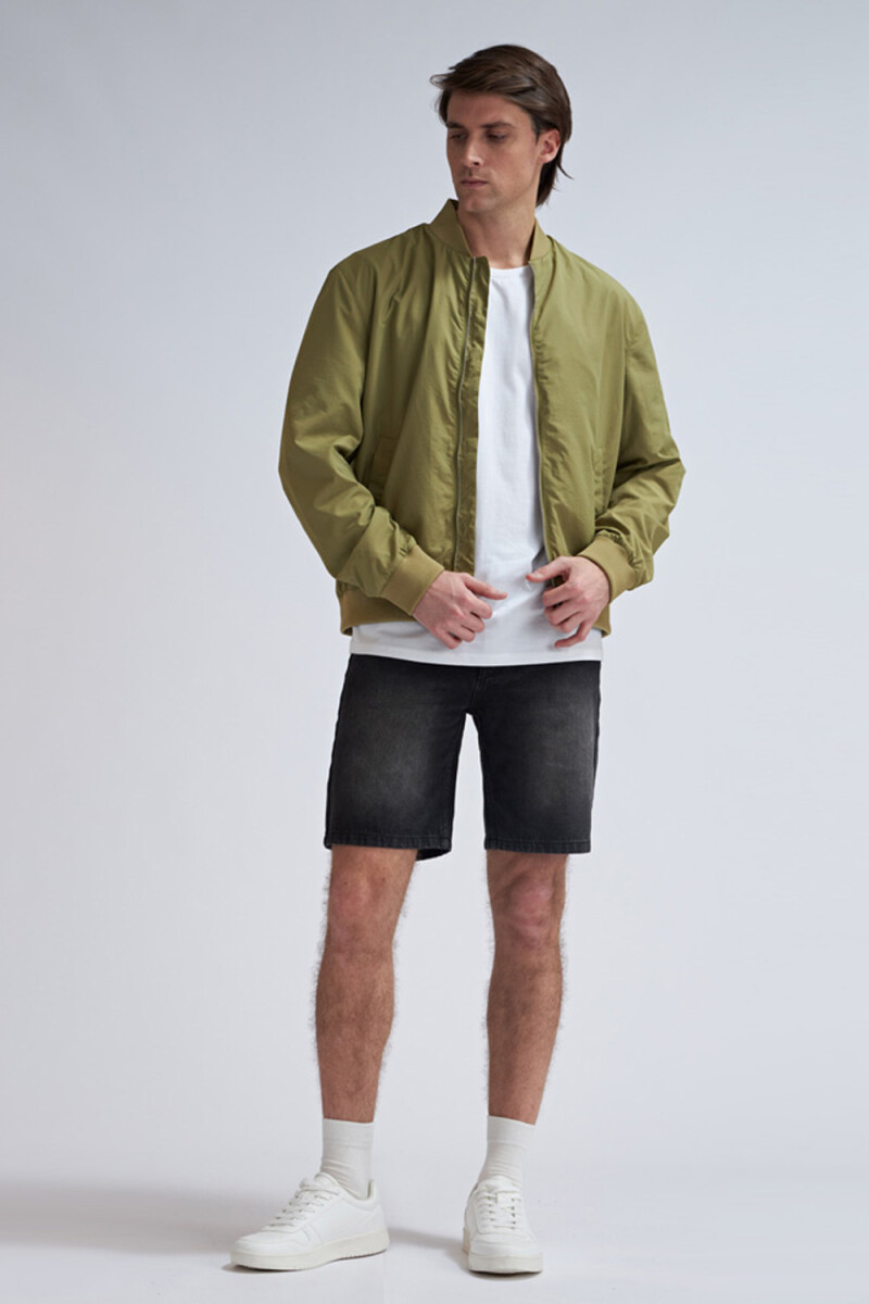 Bermuda jean Gris