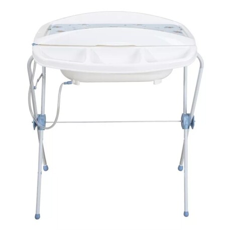 Bañito Catre Plegable para Bebe con Cambiador Bebesit Shower Azul