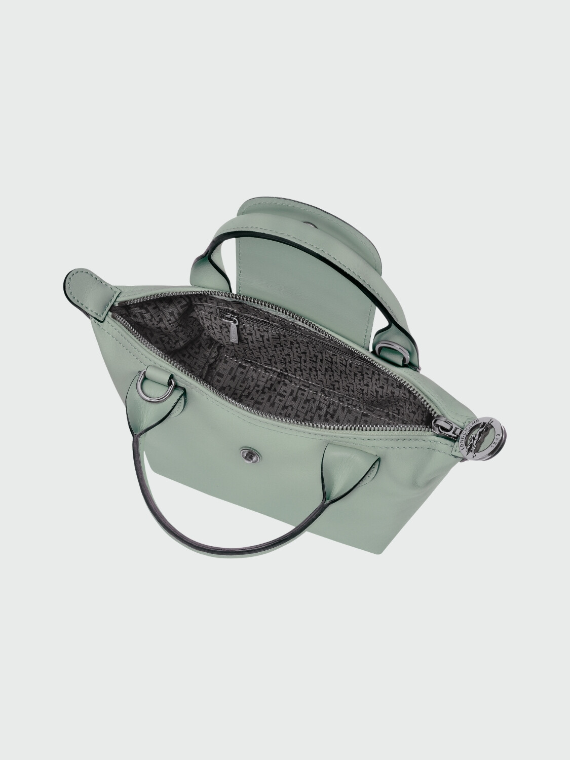 LONGCHAMP - Clutch Le Pliage Xtra XS Aguamarina claro