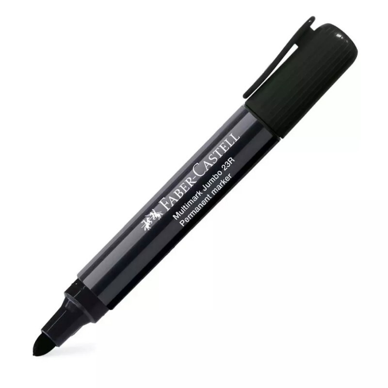 Marcador Jumbo J23 Negro Faber-Castell #MARCADOR JUMBO J23 NEGRO FABER