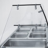 Mostrador refrigerado para ensaladas 3 puertas con cúpula - Coolhead CRQ 93A Mostrador refrigerado para ensaladas 3 puertas con cúpula - Coolhead CRQ 93A