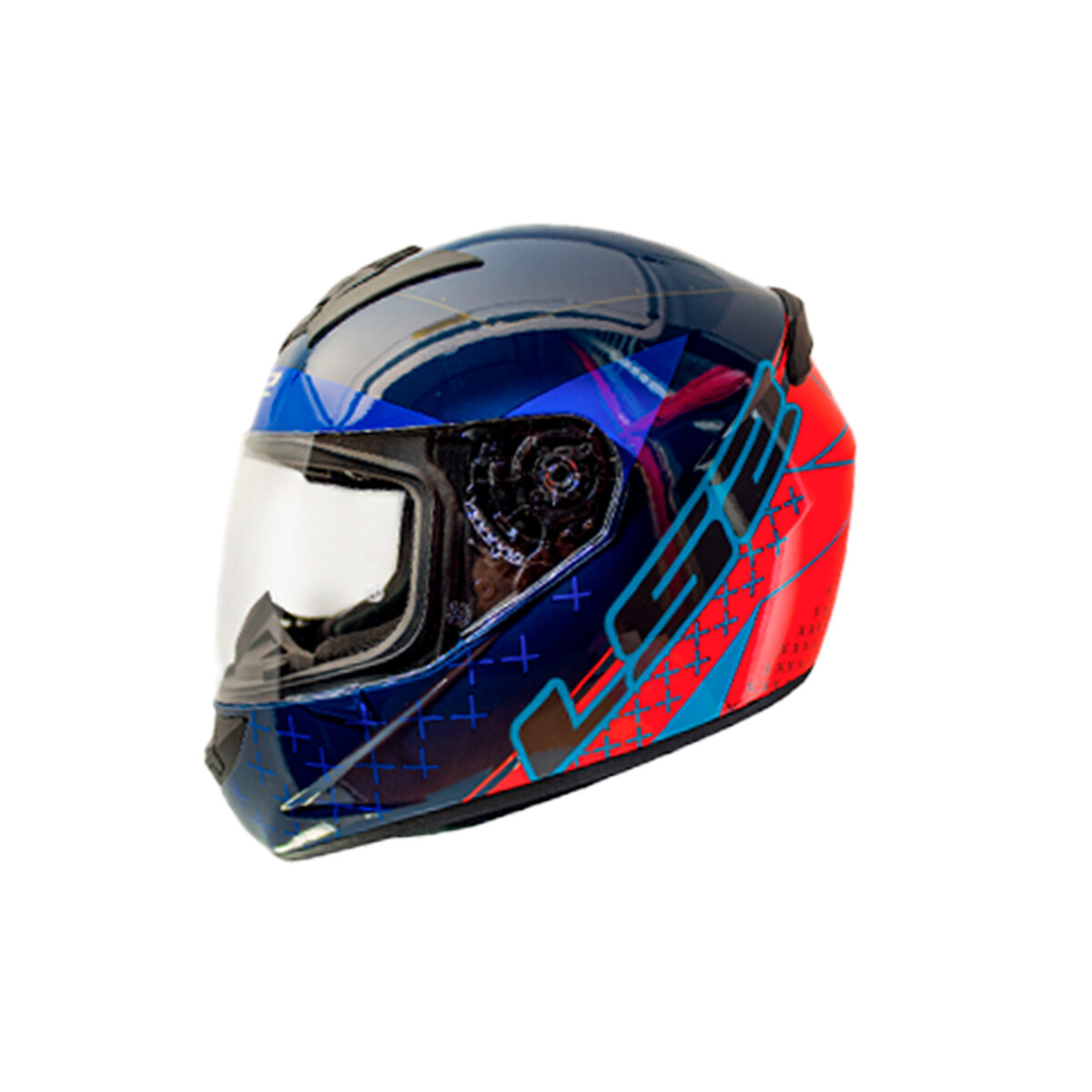 Casco LS2 Rookie FF352 - Slimo Azul y Naranja 