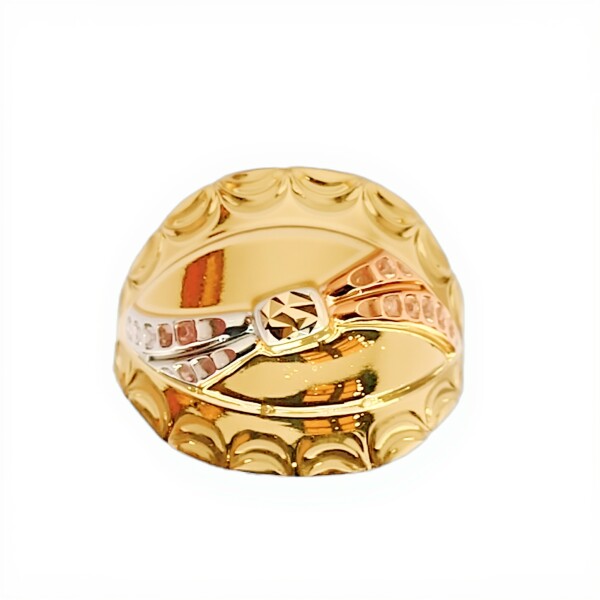 Anillo Labrado-Oro bajo-Sin Piedra-AN8191 sinpiedra