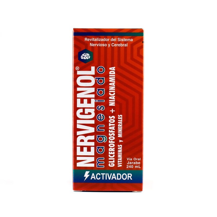 NERVIGENOL MAGNESIADO JBE. FR. X 240 ML. única