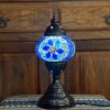 Lámpara vitraux de mesa TM12 Azul y celeste