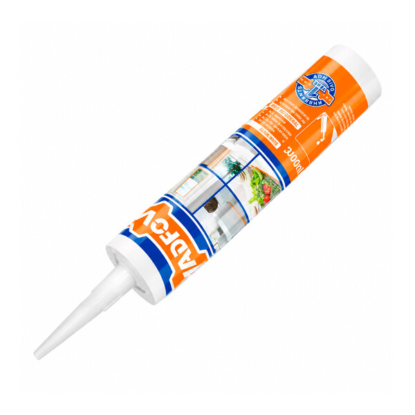 TUBO DE SILICONA NEUTRA BLANCA 300 ML WADFOW Tubo De Silicona Neutra Blanca 300 Ml Wadfow
