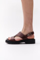 Sandalia Sol Marron