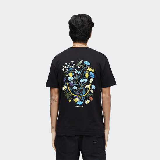 Remera Stance Pollen Negro