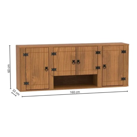 Promo Áereo 4 Puertas + Bajo Mesada Línea Naturale Roble