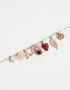 Pulseras Flexibles Flores Pulseras De Flores - Dorado