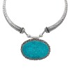Conjunto Egipcio-Plata 925-Piedra Turquesa-CJ3128 Conpiedra