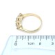 Anillo en oro 18k amarillo y 3 brillantes Anillo en oro 18k amarillo y 3 brillantes