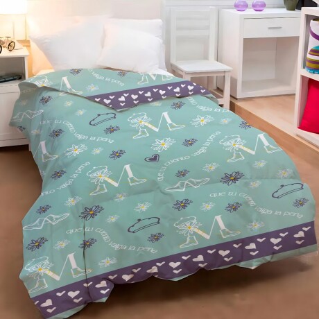 Acolchado Disney en Microfibra Infantil 1 Plaza Margarita