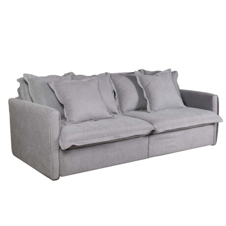 SOFÁ CAMA 3 CUERPOS TELA GRIS VERONA