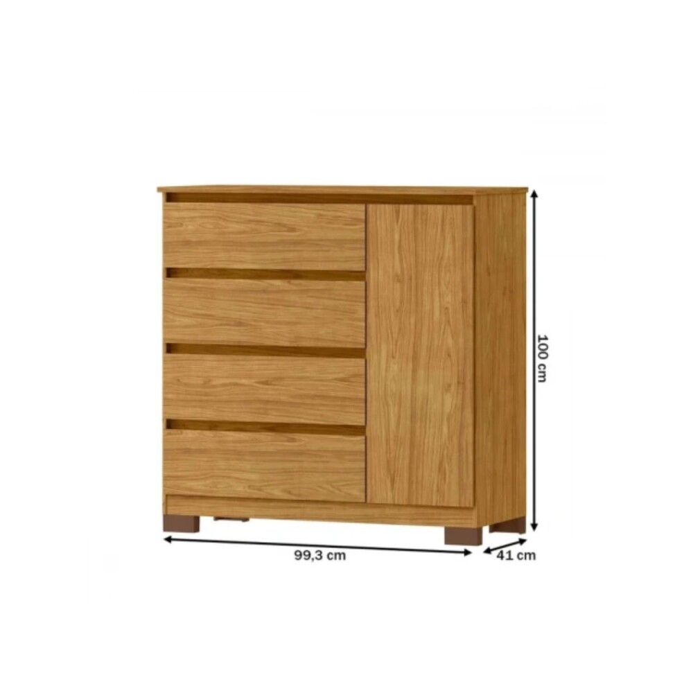 COMBO DORMITORIO – ROPERO 2 PUERTAS CORREDIZAS + CÓMODA ZAPATERA MARROCO