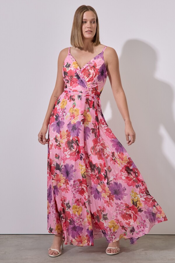 Vestido Maxi Summer ROSA/MULTI