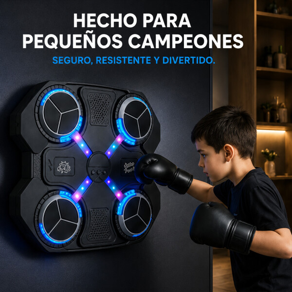 Maquina De Boxeo Infantil Bluetooth Bateria Musica Luz Maquina De Boxeo Infantil Bluetooth Bateria Musica Luz