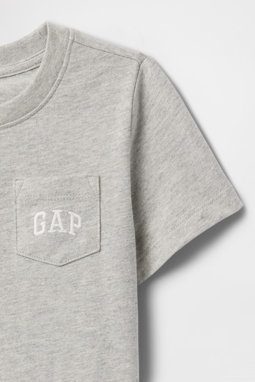 Remera Con Bolsillo Logo Gap Toddler Niño B08