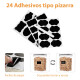 Kit 24 Potes herméticos + Medidores + Etiquetas con marcador TRANSPARENTE