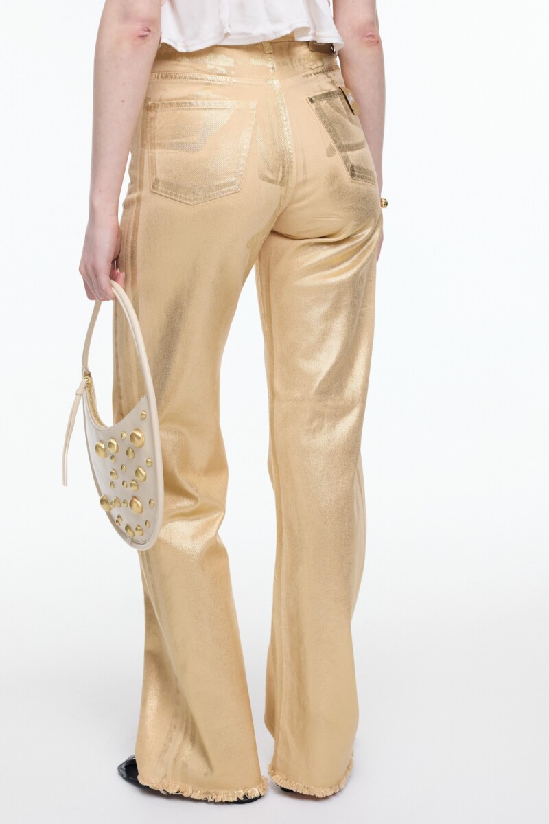 JEAN LAMINADO Oro