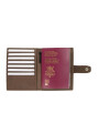 WALLET PASSPORT HOLDER JAVA BROWN