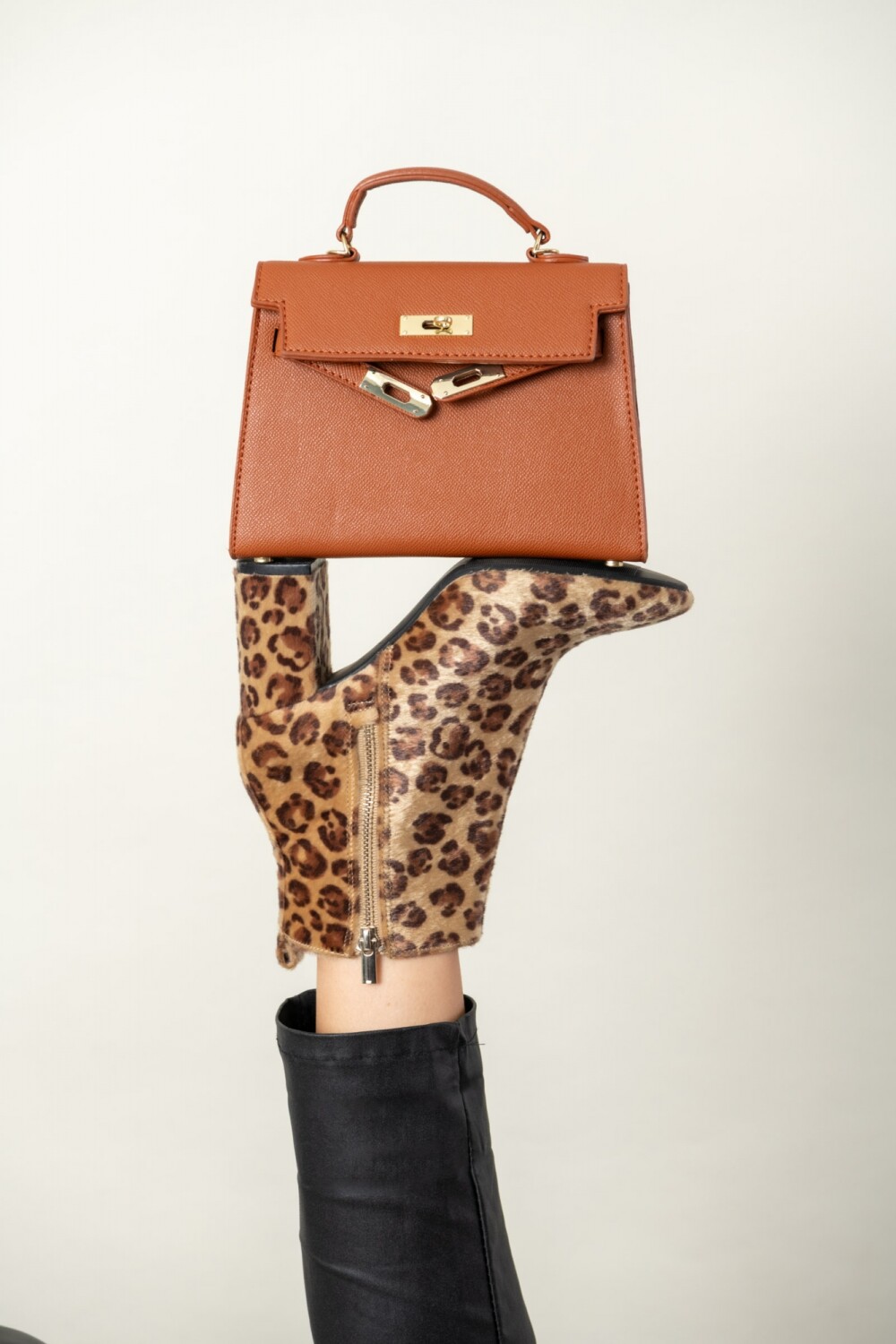 CARTERA HUELLA Tostado